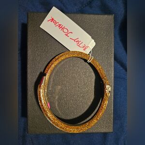 Betsey Johnson Gold Wrap Pencil Bracelet NWT